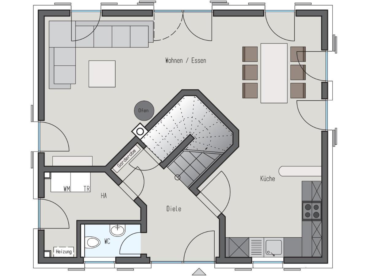 Ferienhaus Schilfrohrsaenger 26 풀렌도르프 외부 사진